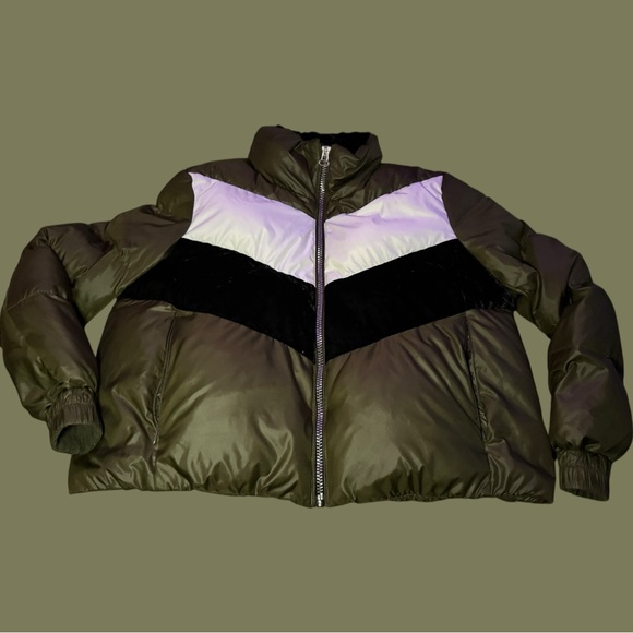 Marc New York Olive and Black Puffer Jacket - Picture 10 of 10